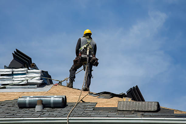 Professional Metal Roofing technician working in Decker, IN